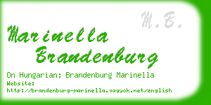marinella brandenburg business card